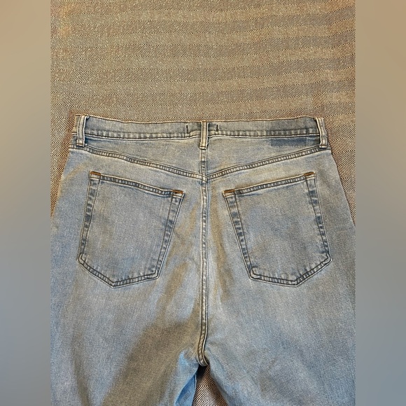 Abercrombie & Fitch Curve Love 90’s Slim Straight Ultra high Rise Wmns 34/18 - Picture 8 of 9